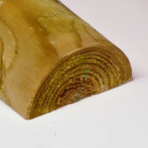 Halfrond gefreesde regels 250cm ø7